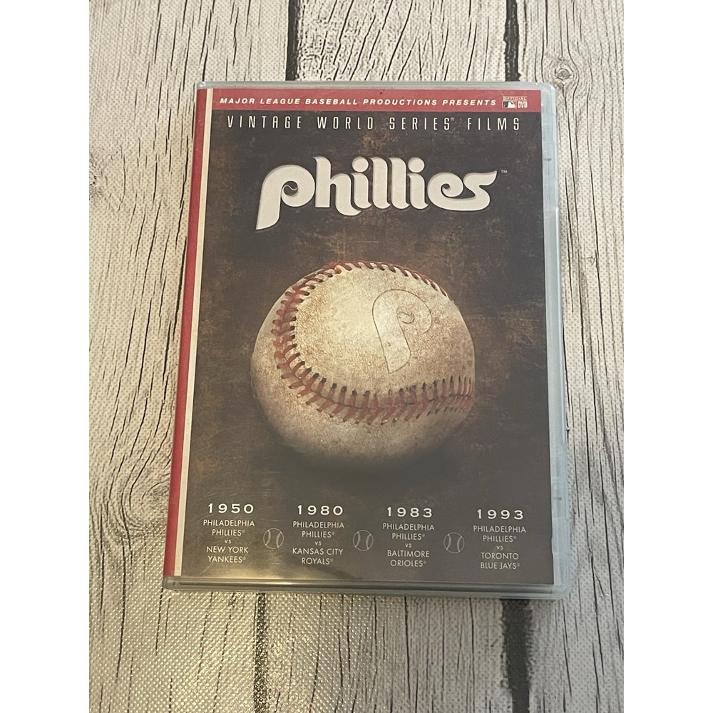 Vintage World Series Films Philadelphia Phillies 1950 1980 1983 1993 (DVD 2006)
